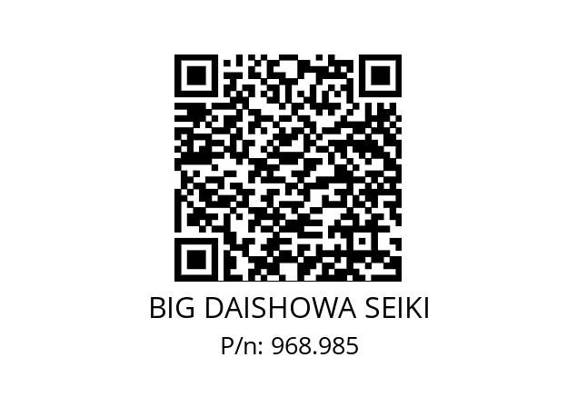  HSK-A63-MEGA16N-120 BIG DAISHOWA SEIKI 968.985