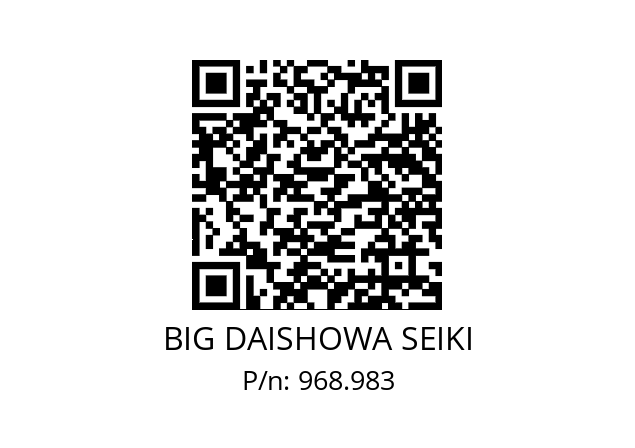  HSK-A63-MEGA10N-120 BIG DAISHOWA SEIKI 968.983