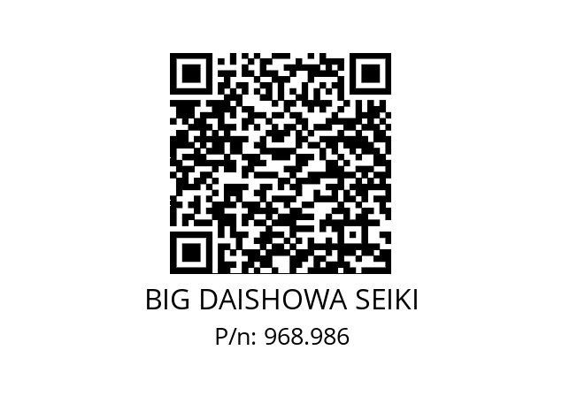  HSK-A63-MEGA20N-120 BIG DAISHOWA SEIKI 968.986