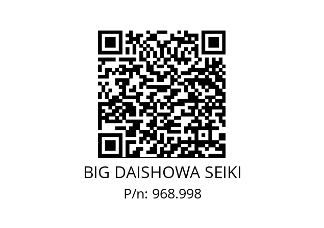  HSK-A100-MEGA20N-135 BIG DAISHOWA SEIKI 968.998