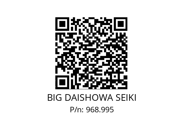  HSK-A100-MEGA16N-105 BIG DAISHOWA SEIKI 968.995