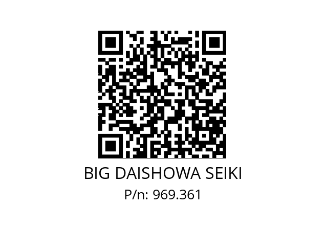  BBT40-MEGA6N-75 BIG DAISHOWA SEIKI 969.361