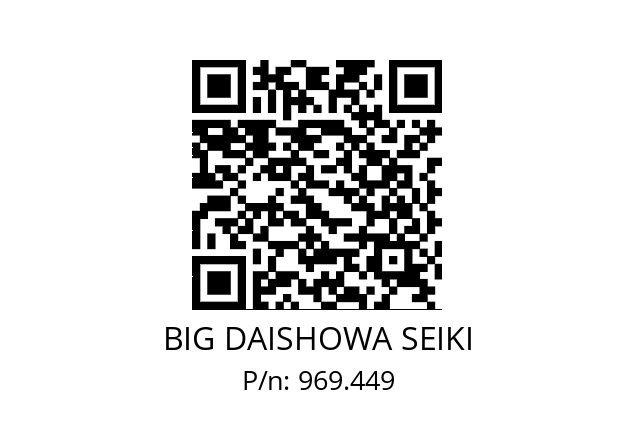  MGR10 BIG DAISHOWA SEIKI 969.449