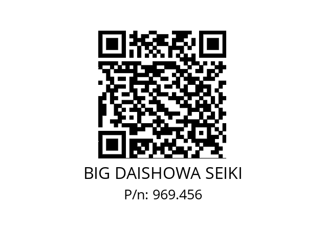  MGR25 BIG DAISHOWA SEIKI 969.456