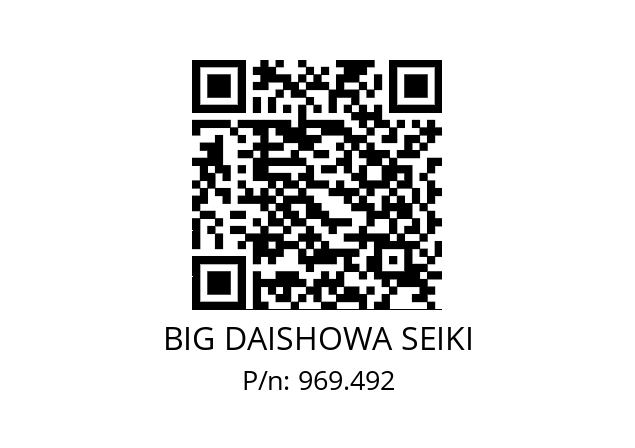  NBC6-CE BIG DAISHOWA SEIKI 969.492