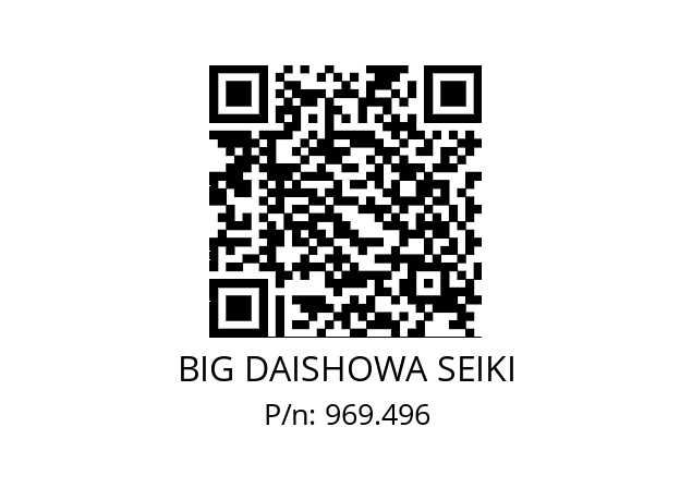  NBC6E-CE BIG DAISHOWA SEIKI 969.496