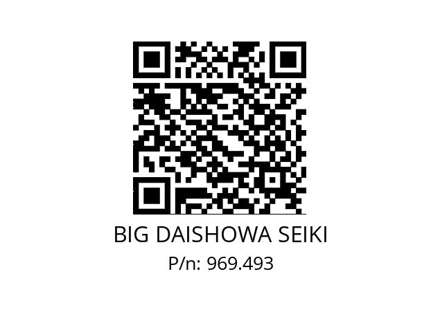  NBC8-CE BIG DAISHOWA SEIKI 969.493