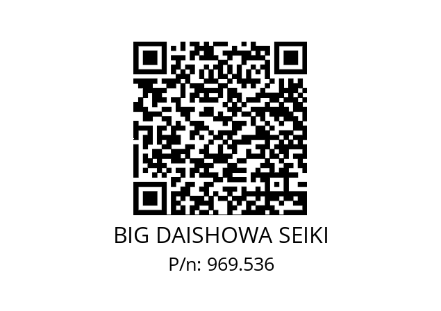  BBT40-MEGA10N-165 BIG DAISHOWA SEIKI 969.536