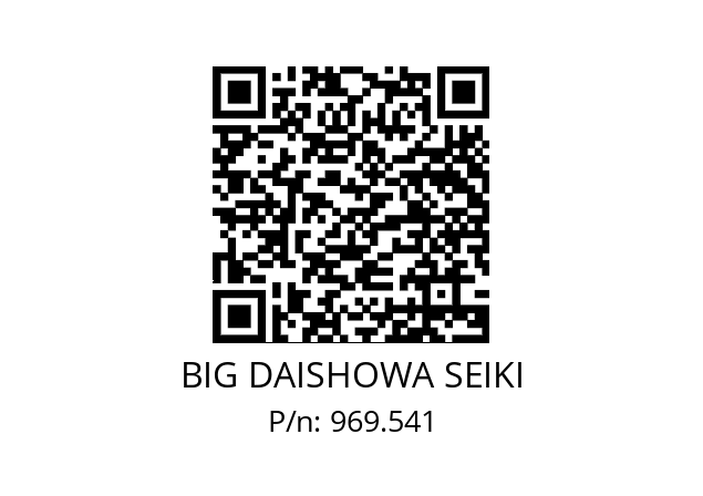  BBT40-MEGA13N-165 BIG DAISHOWA SEIKI 969.541