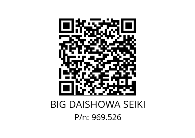  BBT40-MEGA6N-165 BIG DAISHOWA SEIKI 969.526