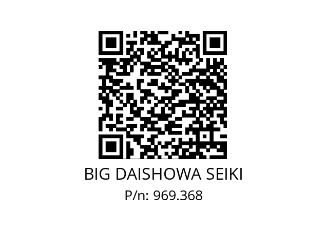  BBT40-MEGA10N-105 BIG DAISHOWA SEIKI 969.368