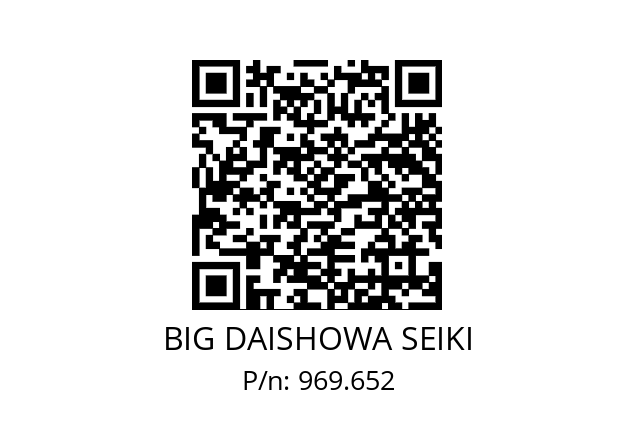  FONBC13-7.5AA BIG DAISHOWA SEIKI 969.652