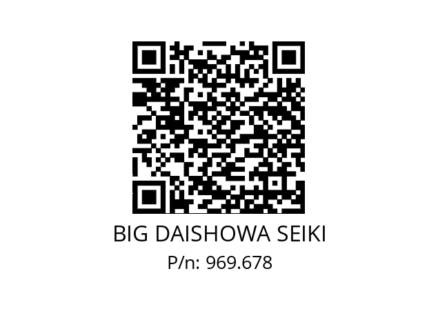  FONBC16-9.5AA BIG DAISHOWA SEIKI 969.678