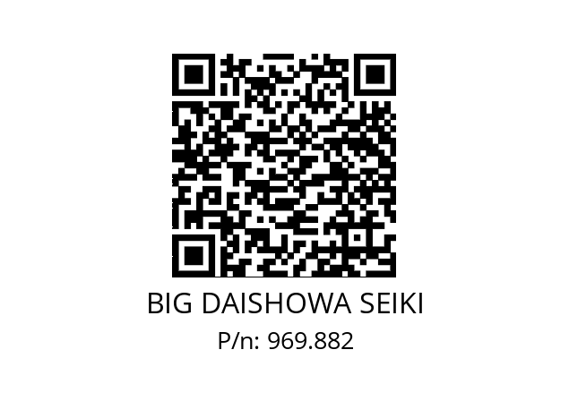  MPS13-0910 BIG DAISHOWA SEIKI 969.882