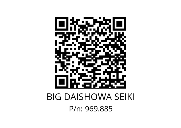  MPS13-1213 BIG DAISHOWA SEIKI 969.885