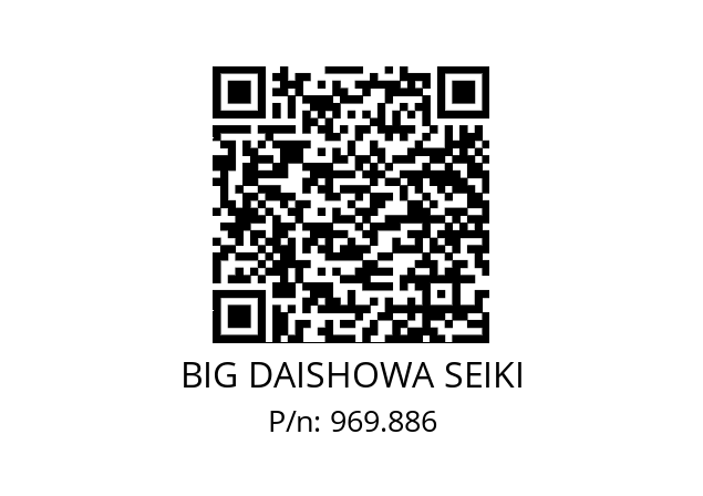  MPS16-0304 BIG DAISHOWA SEIKI 969.886