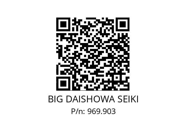  MPS20-0708 BIG DAISHOWA SEIKI 969.903