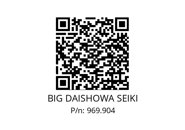  MPS20-0809 BIG DAISHOWA SEIKI 969.904