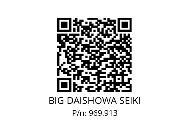  MPS20-1718 BIG DAISHOWA SEIKI 969.913