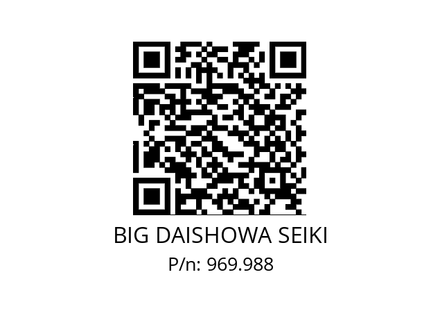  PS-1011 BIG DAISHOWA SEIKI 969.988