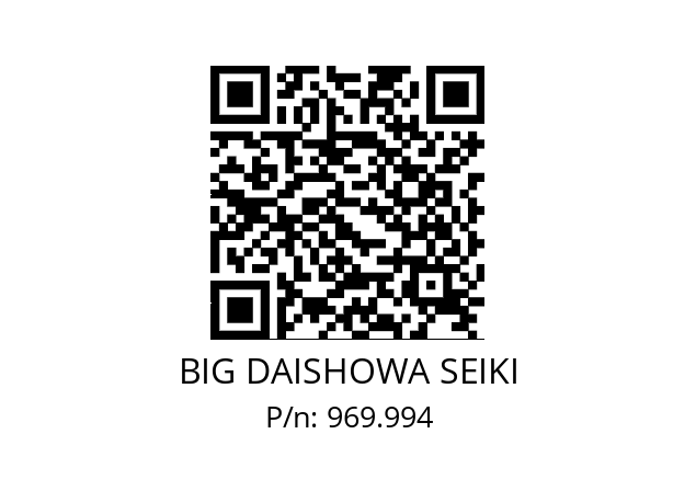  PS-1617 BIG DAISHOWA SEIKI 969.994