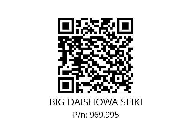  PS-1718 BIG DAISHOWA SEIKI 969.995