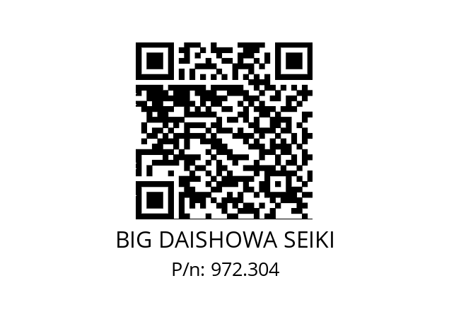  ST38-6P BIG DAISHOWA SEIKI 972.304