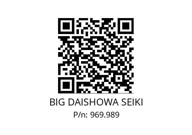  PS-1112 BIG DAISHOWA SEIKI 969.989