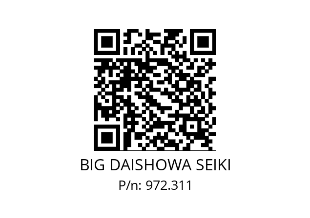  ST28-4P BIG DAISHOWA SEIKI 972.311