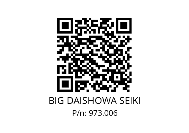  C6-S50-75 BIG DAISHOWA SEIKI 973.006