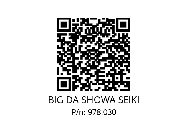  BBT30-MEGA16DS-60 BIG DAISHOWA SEIKI 978.030