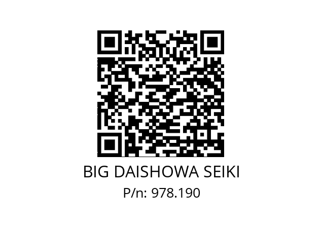  HSK-F63-MEGA13N-75 BIG DAISHOWA SEIKI 978.190