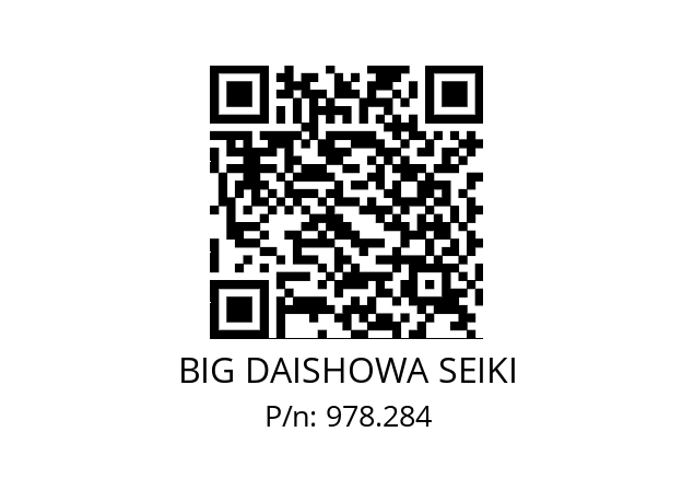  S2S-B BIG DAISHOWA SEIKI 978.284