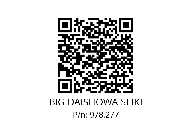  FM27-PLS806-40 BIG DAISHOWA SEIKI 978.277