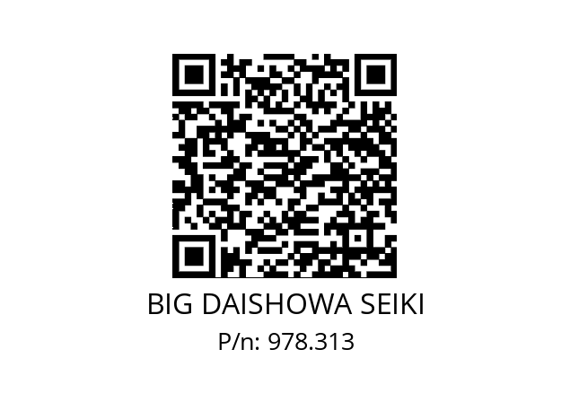  FM22-PLS636-35 BIG DAISHOWA SEIKI 978.313