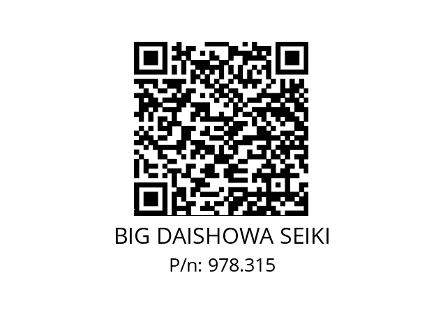  BBT30-TSL25-80 BIG DAISHOWA SEIKI 978.315