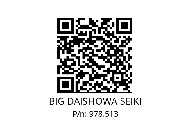  MGN6S-PS4 BIG DAISHOWA SEIKI 978.513