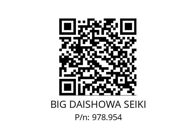  40PMGH BIG DAISHOWA SEIKI 978.954