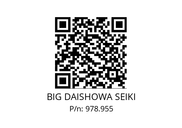  40PMGH4A BIG DAISHOWA SEIKI 978.955