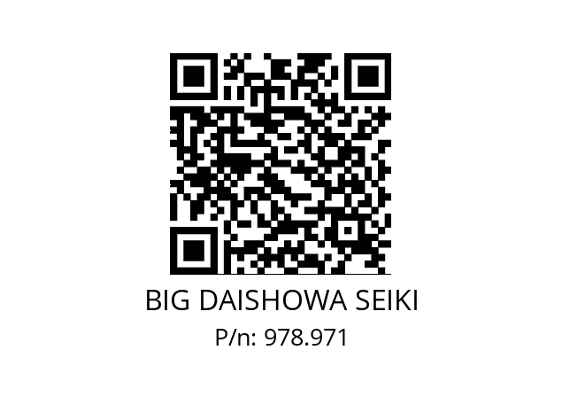  PMO40MG BIG DAISHOWA SEIKI 978.971