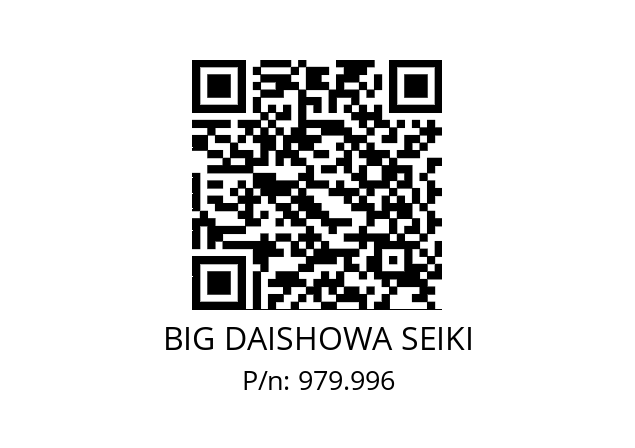  SC-HSK32E BIG DAISHOWA SEIKI 979.996