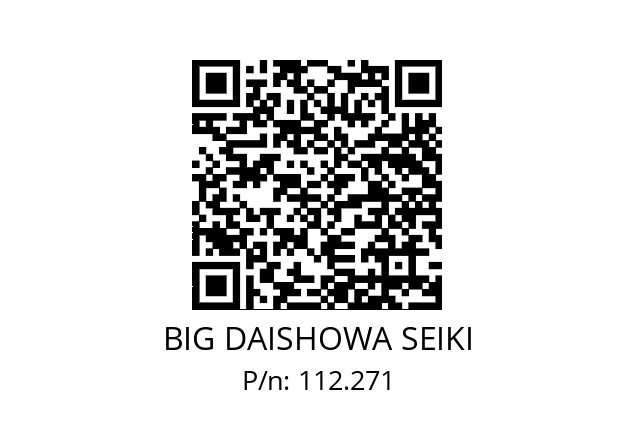  GBES25/ES20 (NV) BIG DAISHOWA SEIKI 112.271