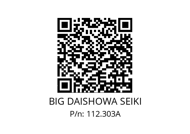  EWN2-32XSK30/VD BIG DAISHOWA SEIKI 112.303A