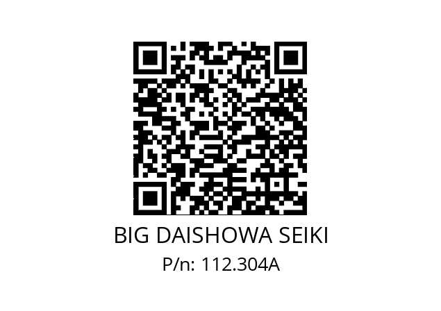  EWN2-32XES32 BIG DAISHOWA SEIKI 112.304A