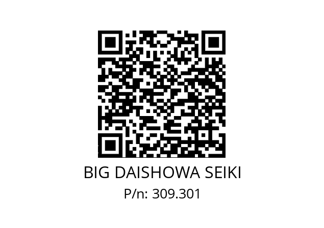  EWB32UPXCK3 BIG DAISHOWA SEIKI 309.301