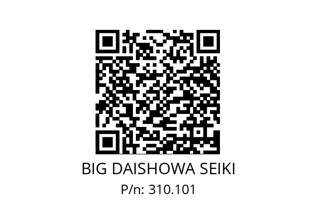  EWN20-26(36) XCKB1 BIG DAISHOWA SEIKI 310.101