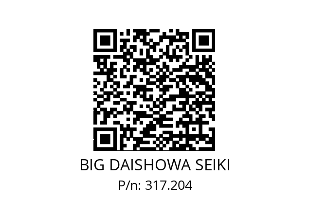  CKS7XFK135K BIG DAISHOWA SEIKI 317.204