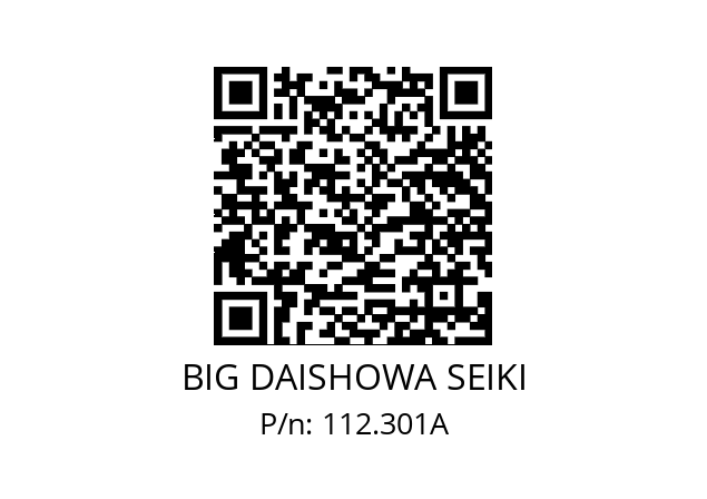  EWN2-32XCK5 BIG DAISHOWA SEIKI 112.301A