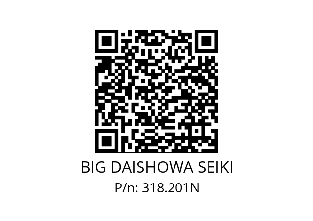  CKN7XFK135 BIG DAISHOWA SEIKI 318.201N