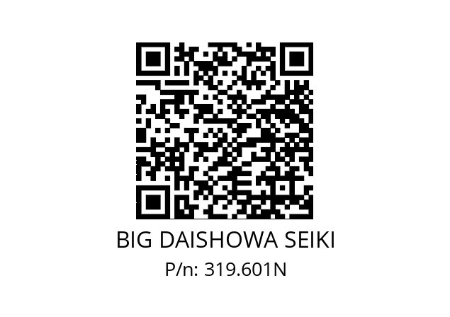  SW68-110XCKN6 BIG DAISHOWA SEIKI 319.601N